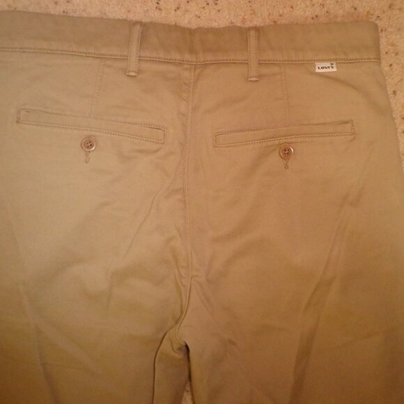 NWOT Levi's Strauss & Co. Two Horse Brand Pant W30xL32 Khaki Tan Zip/Button - Picture 12 of 15